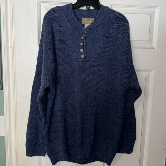 3/$30 Vintage Cabin Essentials Cotton Sweater - Picture 2 of 7